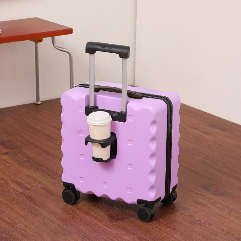 Innovative Beverage Holder Rolling Luggage Kalsten