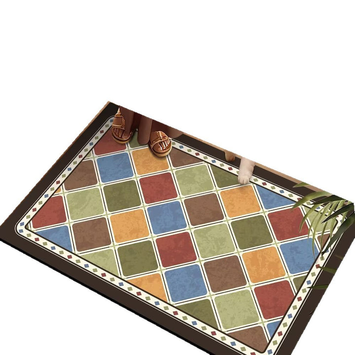 Colorful Patterned Floor Mat Kalsten