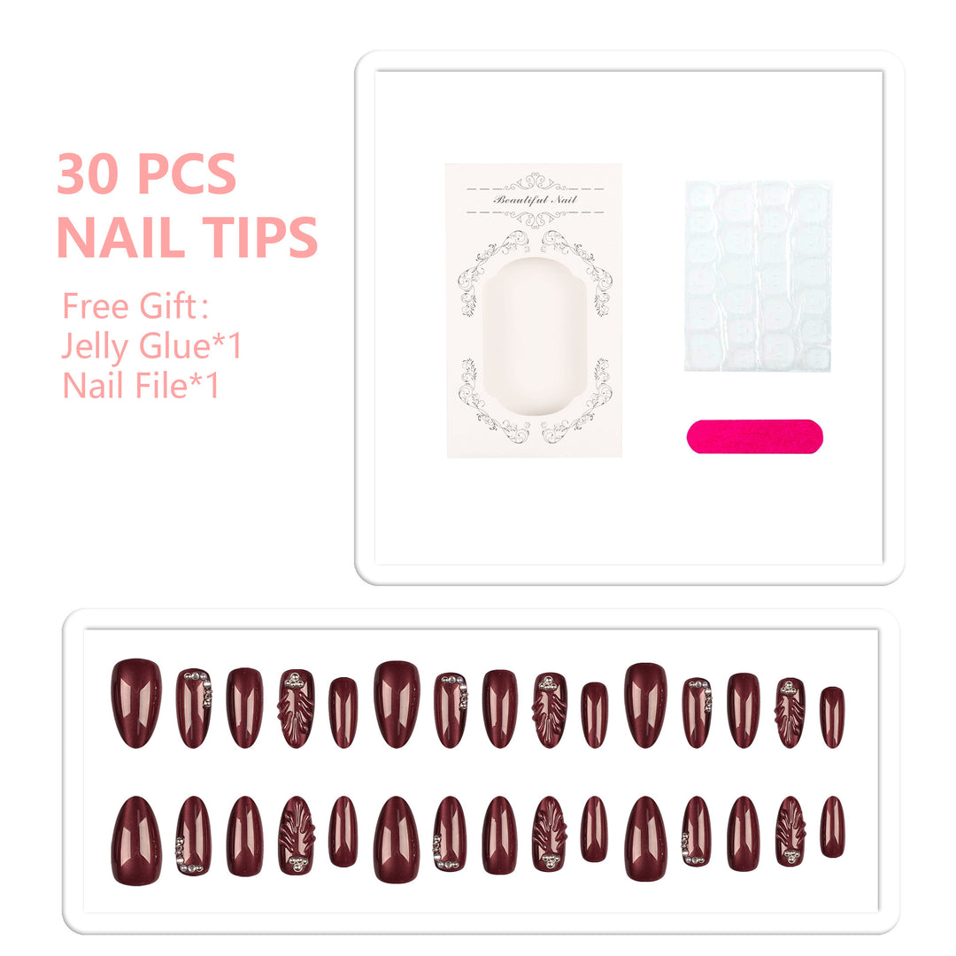 Elegant Decorative Nail Tips