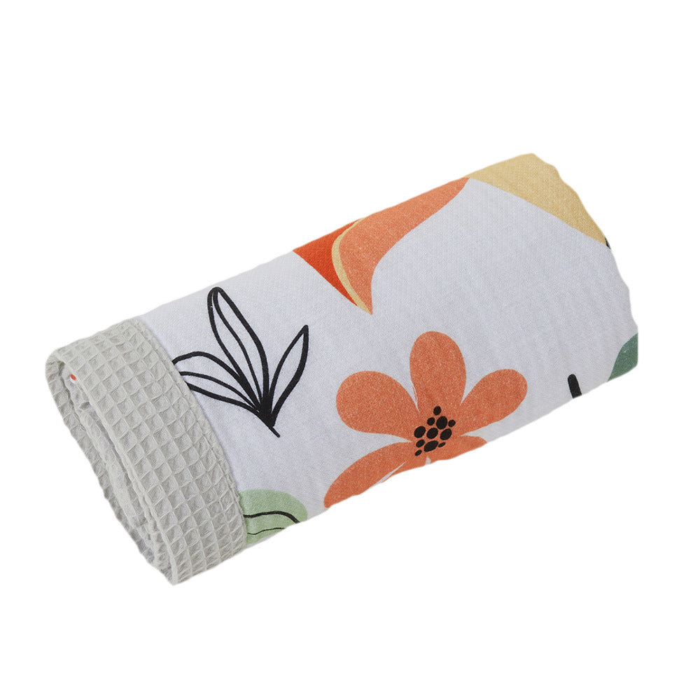 Floral Patterned Baby Blanket kalsten