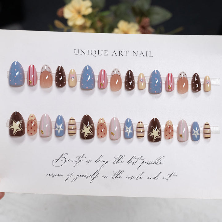 Artistic Press-On Nails Set