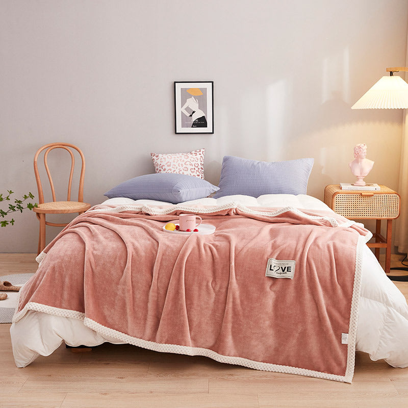 Women soft plush blanket with playful design Kalsten