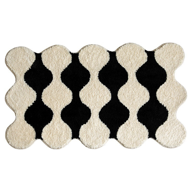 Contemporary Wavy Design Kalsten Rug