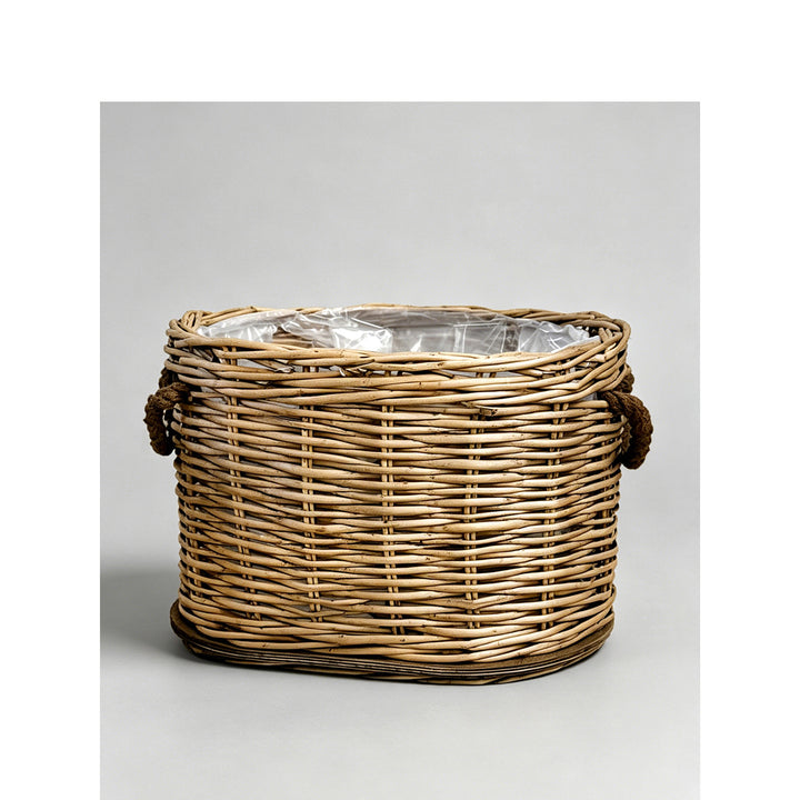 Willow woven basket with inner lining Kalsten