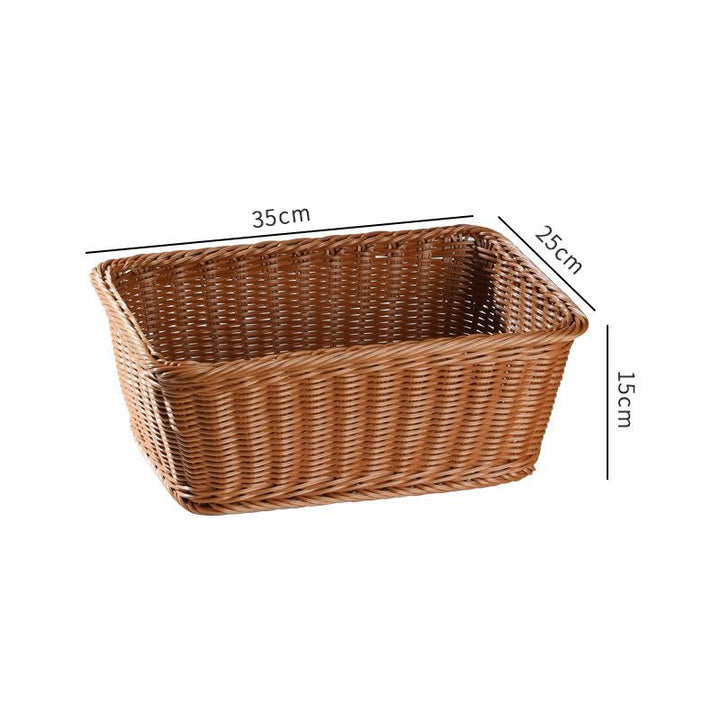 Large Rectangular Woven Storage Tray Kalsten