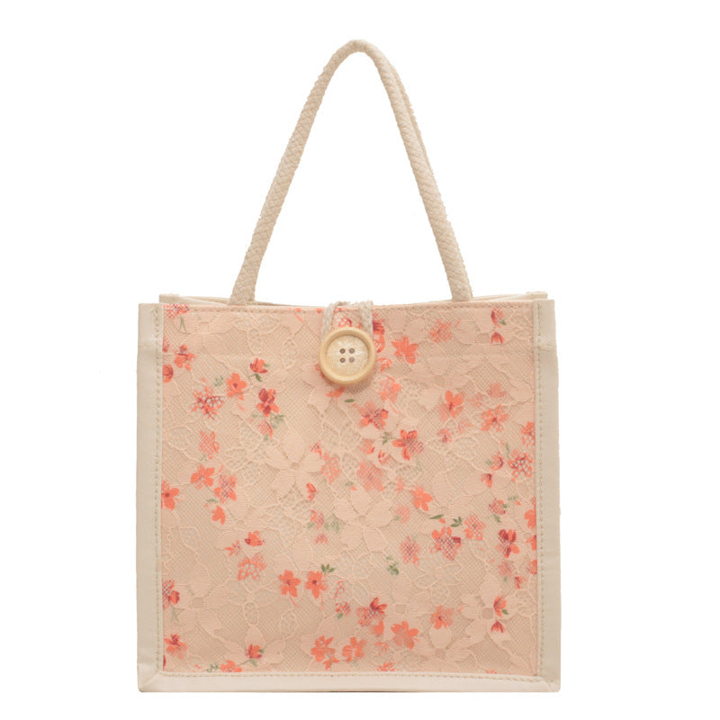Decorative Floral Tote