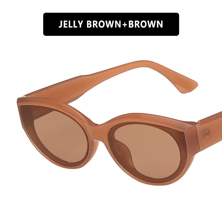 Women Cat-Eye Sunglasses with stylish leopard pattern and UV protection Kalsten