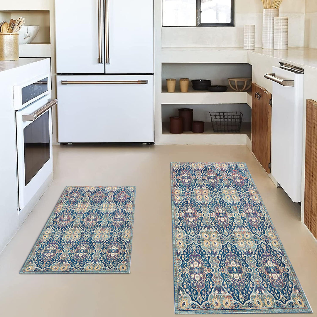 Vintage-Inspired Kitchen Mat Set Kalsten