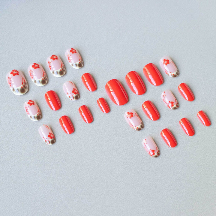 Decorative Floral Nail Art