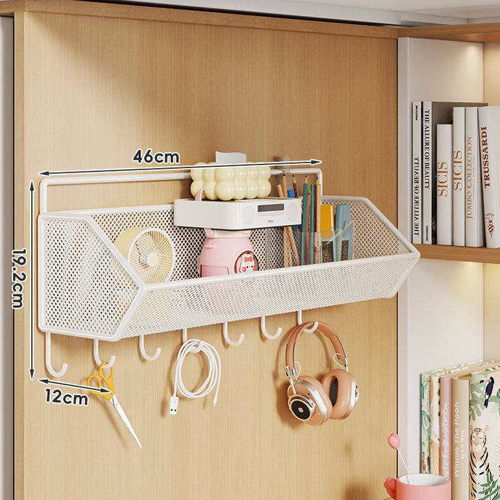 Over-Cabinet Mesh Hanging Storage Basket Shelf Organizer