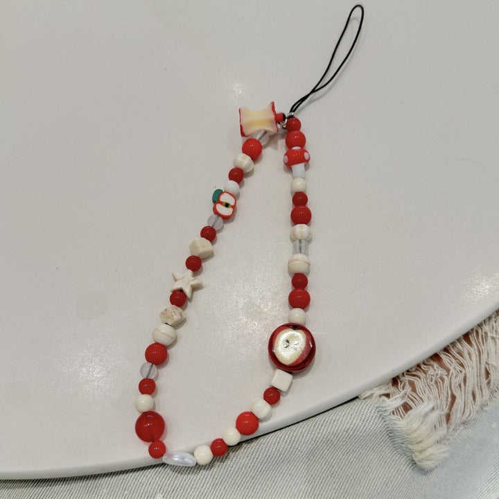 Beaded Charm Mobile Strap Kalsten