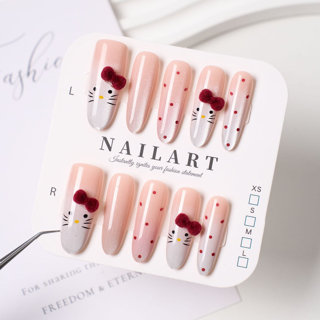 Playful Character-Themed Press-On Nails Kalsten