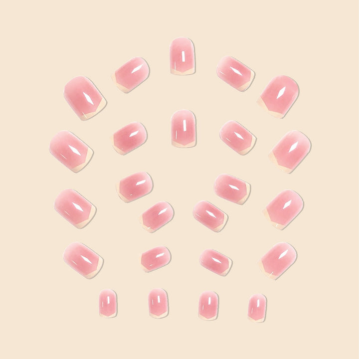 Elegant French Tip Gel Nail Art