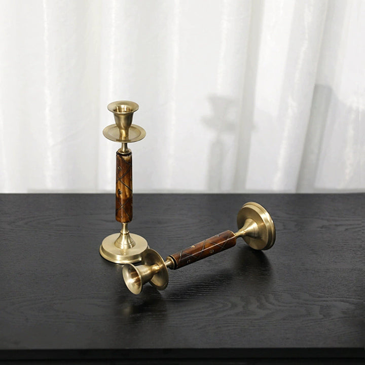 Decorative Brass Candle Holders