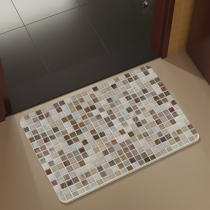 Mosaic Design Bath Mat Kalsten