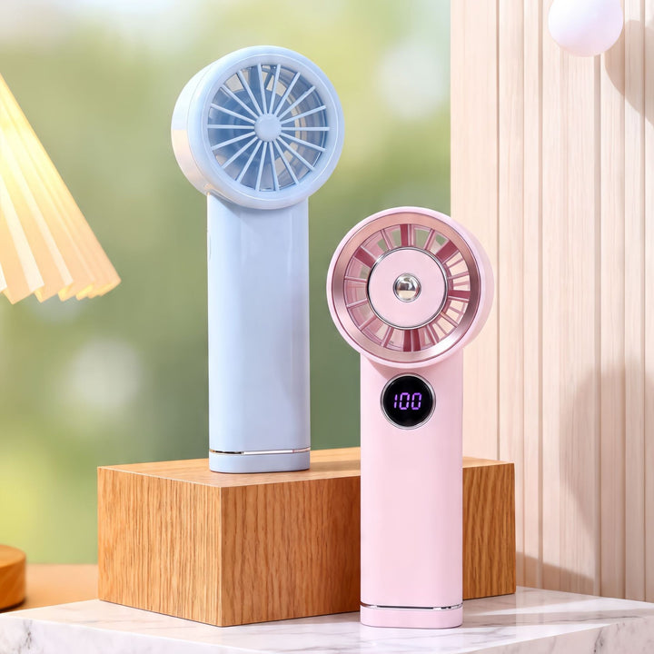 Portable USB Hand Fan with LCD Display Kalsten