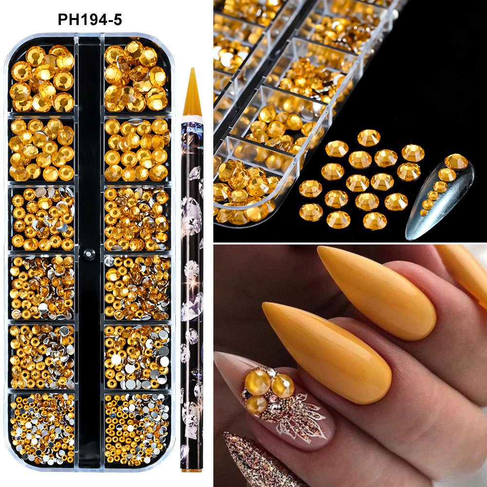 Premium Rhinestone Nail Art Decoration Kit