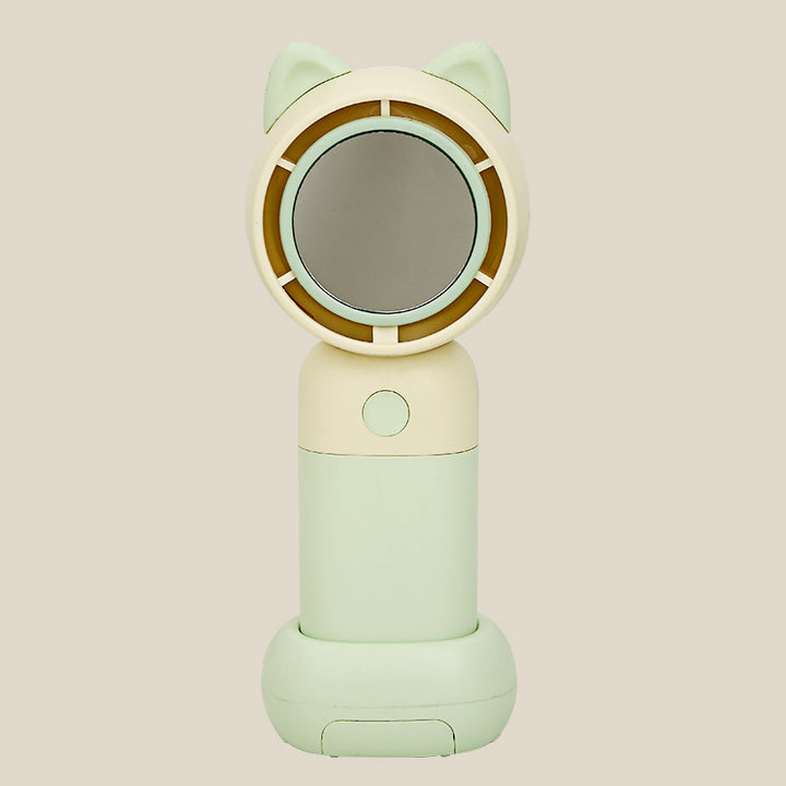 Women portable hand fan with cute cat ears design Kalsten