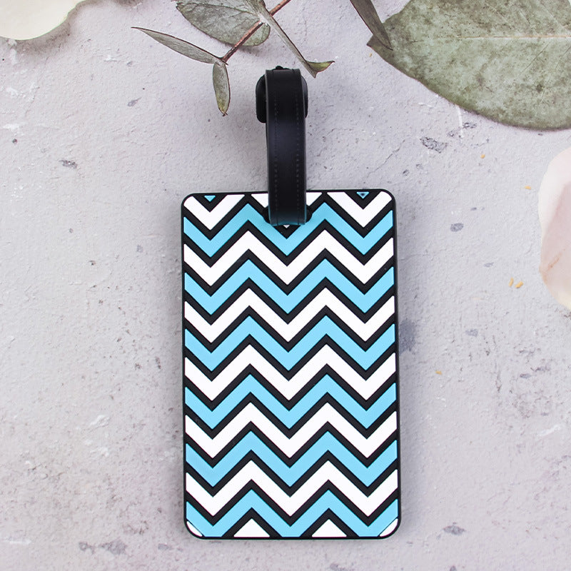 Stylish Chevron Pattern Luggage Tag Kalsten