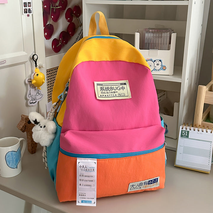 Colorful Multi-Compartment Backpack Kalsten