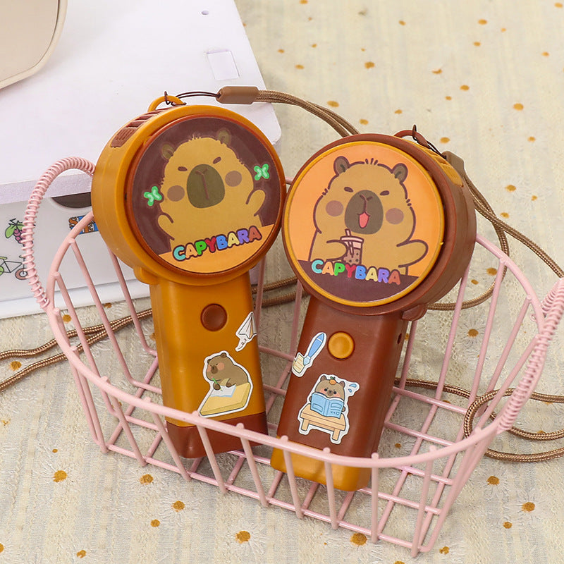 Portable Usb Mini Fan with Creative Capybara Design Kalsten