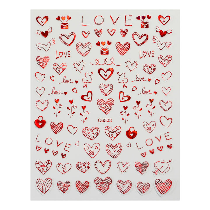 Cute Love-Themed Nail Art Charms