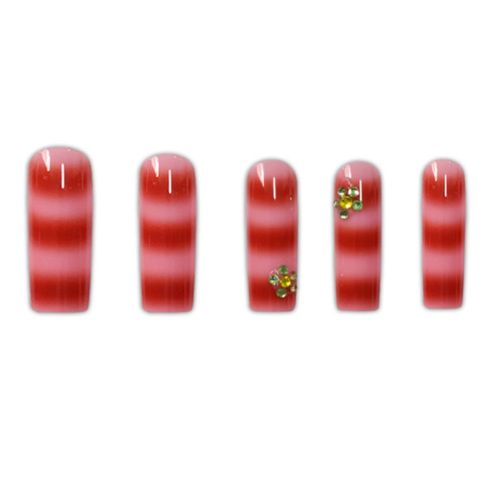 Fancy Decorative Press-On Nail Set Kalsten