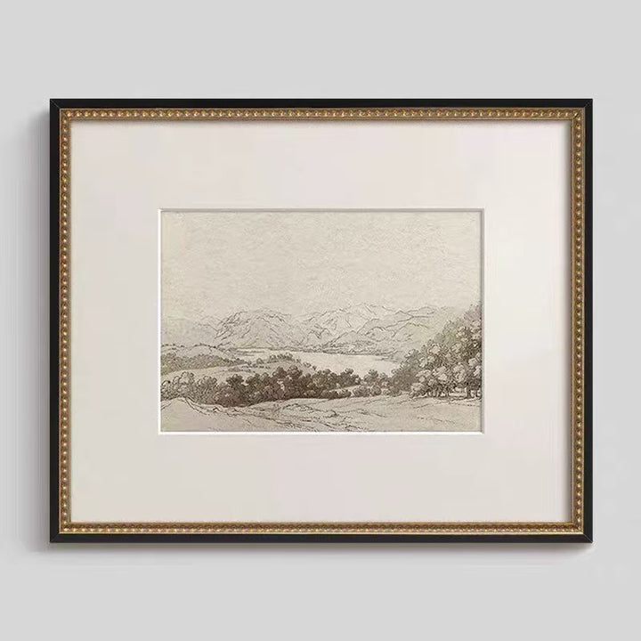 Framed Vintage Landscape Art
