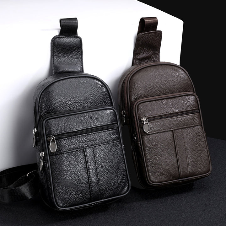 Lightweight Leather Sling Bag