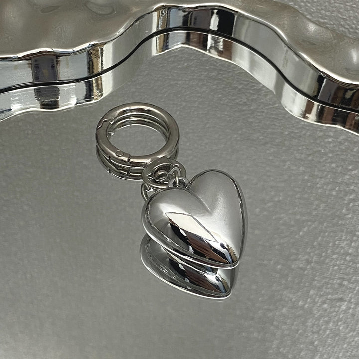Heart-Shaped Charm Keychain Kalsten