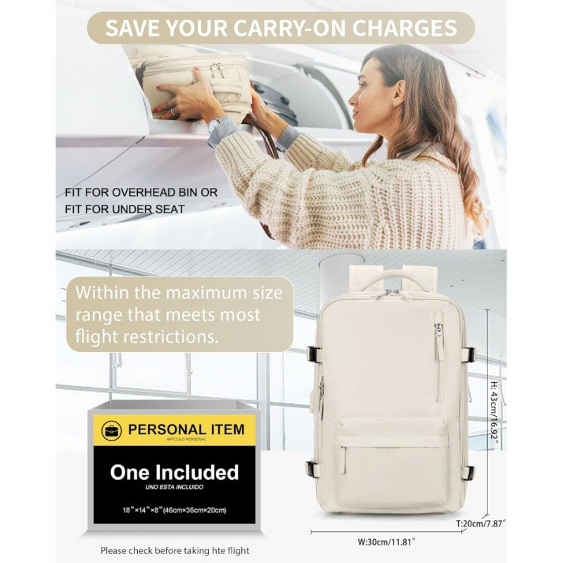 Multifunctional Travel Backpack with Insulated Laptop Compartment Kalsten