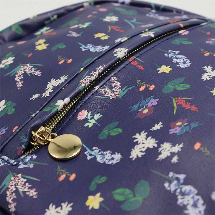 Floral Patterned Backpack Kalsten