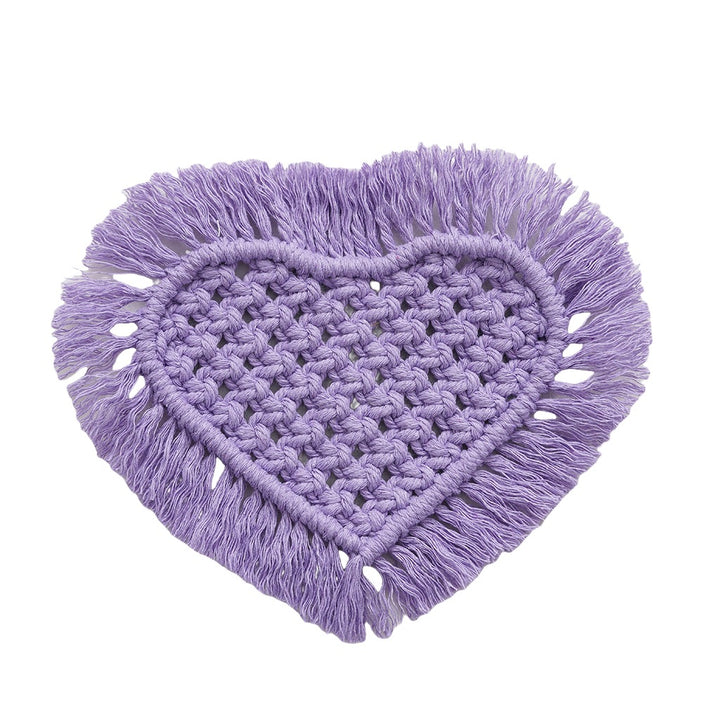 Decorative Macrame Heart Wall Hanging Kalsten