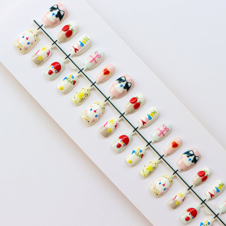 Fun Thematic Press-On Nail Set
