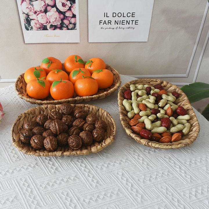 Natural Woven Serving Tray Kalsten