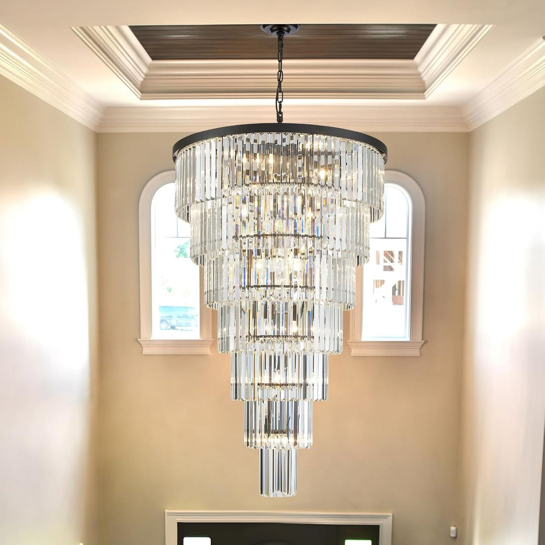 Crystal Architectural Chandelier