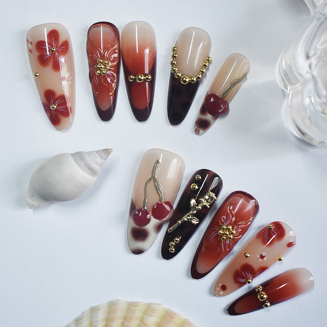 Premium Decorative Press-On Nails Kalsten