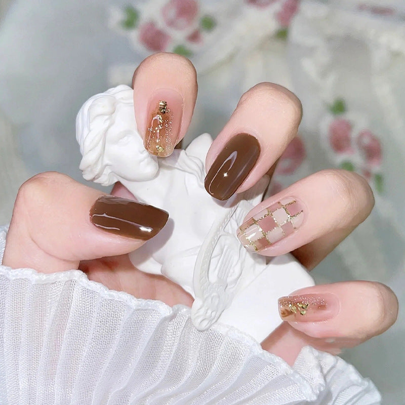 Artistic Press-On Nail Art Set