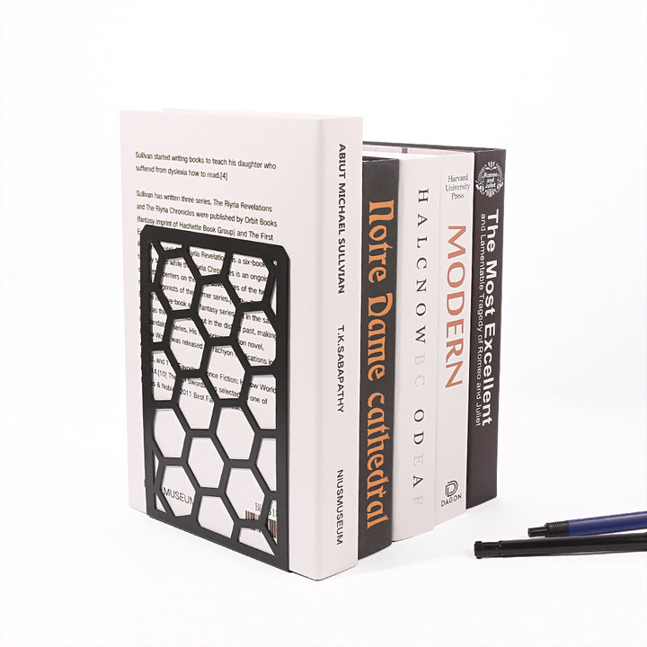 Artistic Geometric Design Bookends