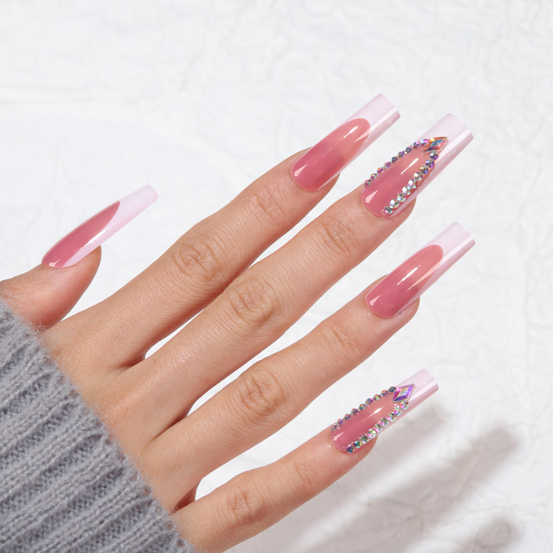 Elegant Ballerina Press-On Nails Kalsten