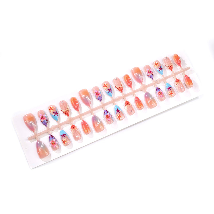 Ocean-Inspired Decorative Nail Art Kit