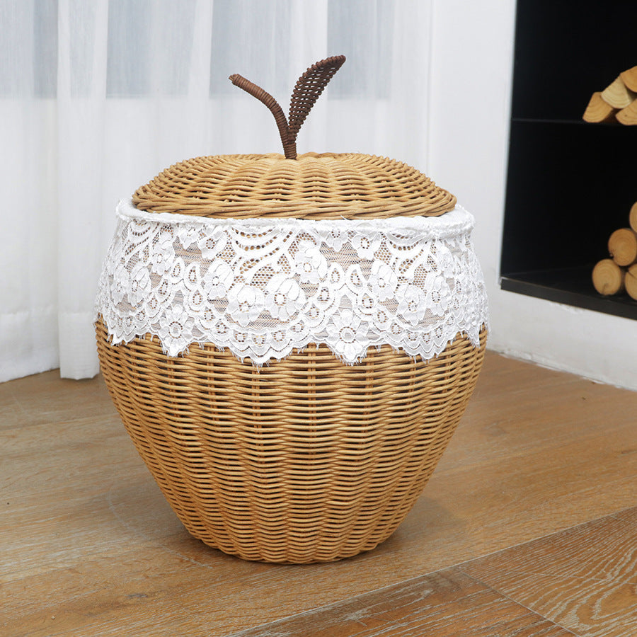 Decorative Woven Storage Container with Lid Kalsten