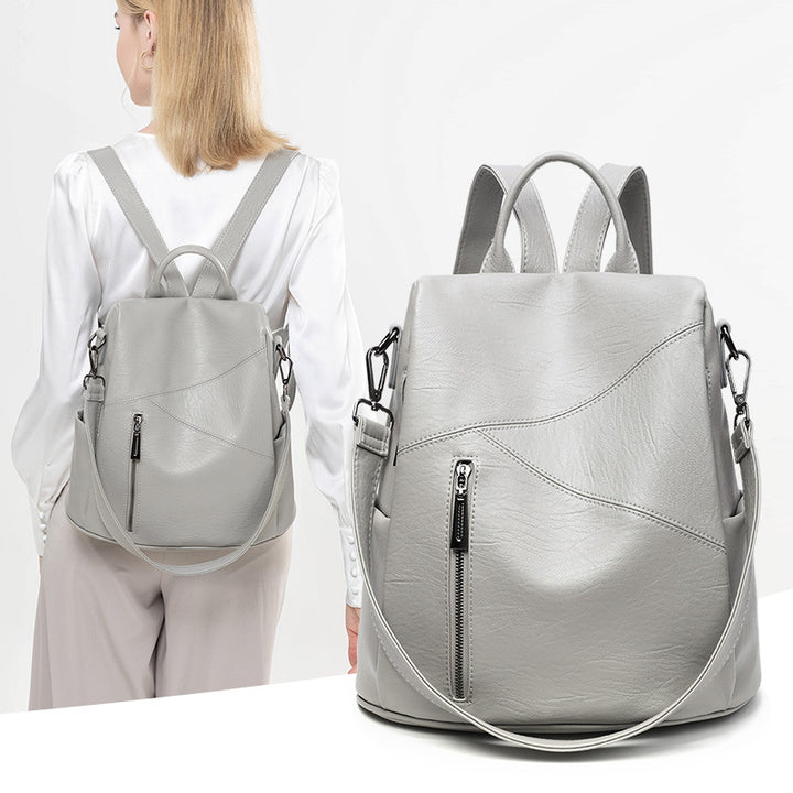 A4 Document Ready Vegan Leather Backpack