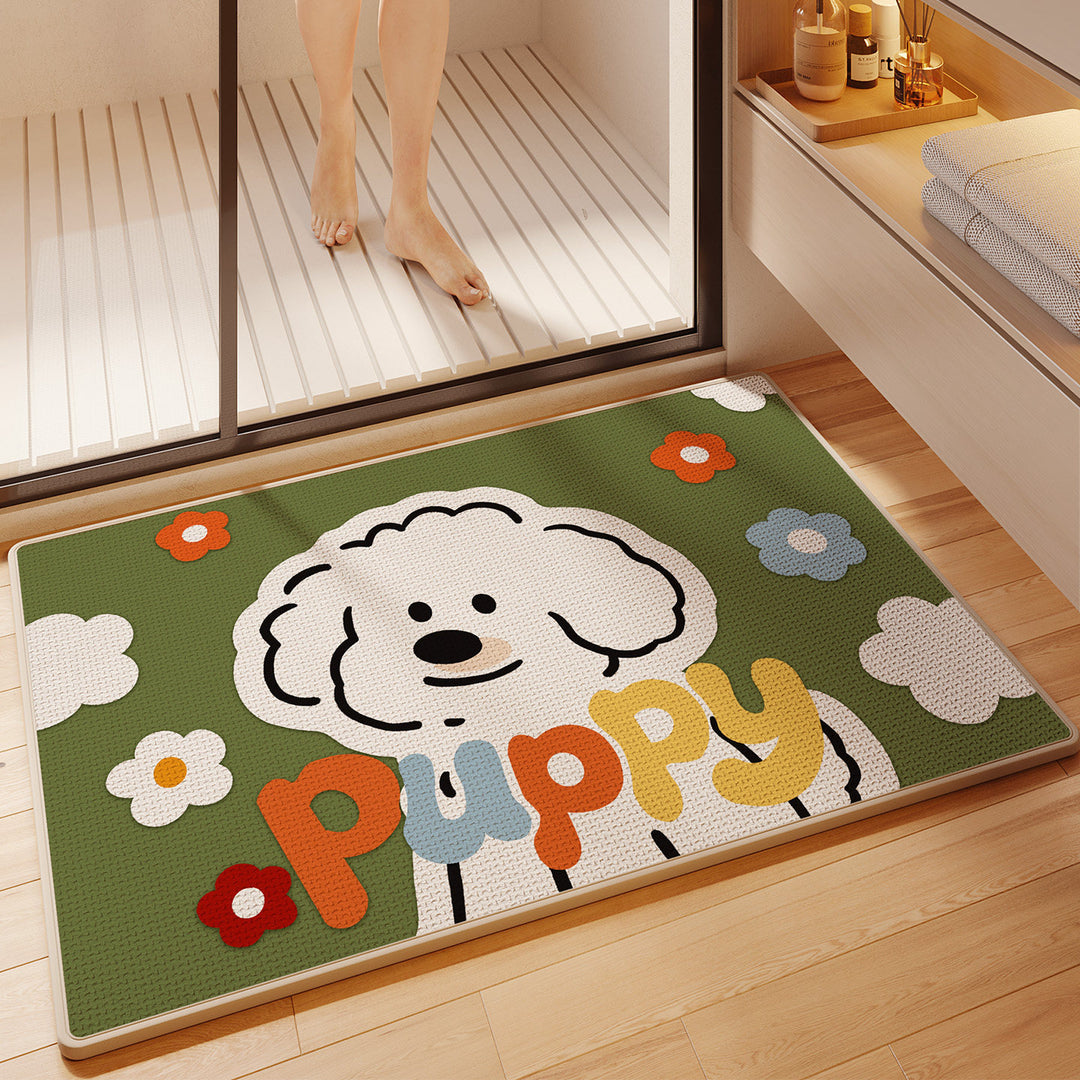 Fun Cartoon Themed Bath Mat Kalsten