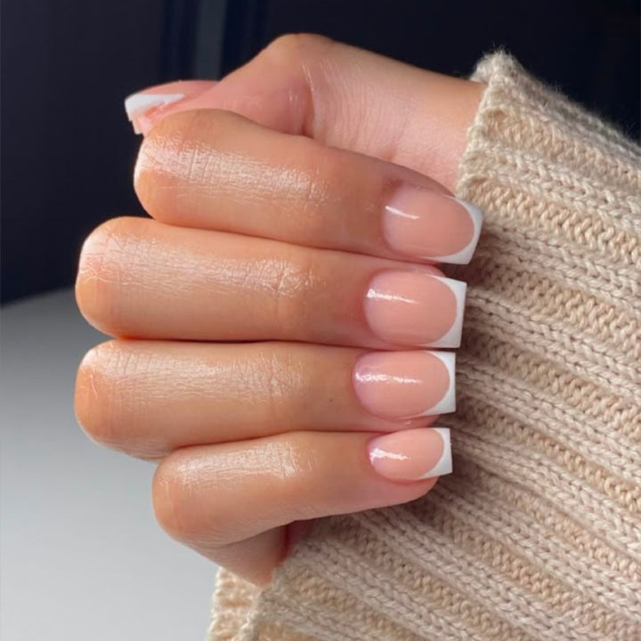 Elegant French Tip Nail Enhancements