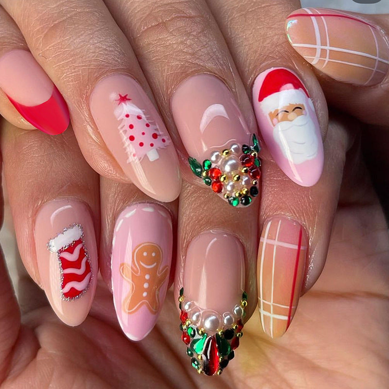 Festive Holiday Nail Art Set Kalsten
