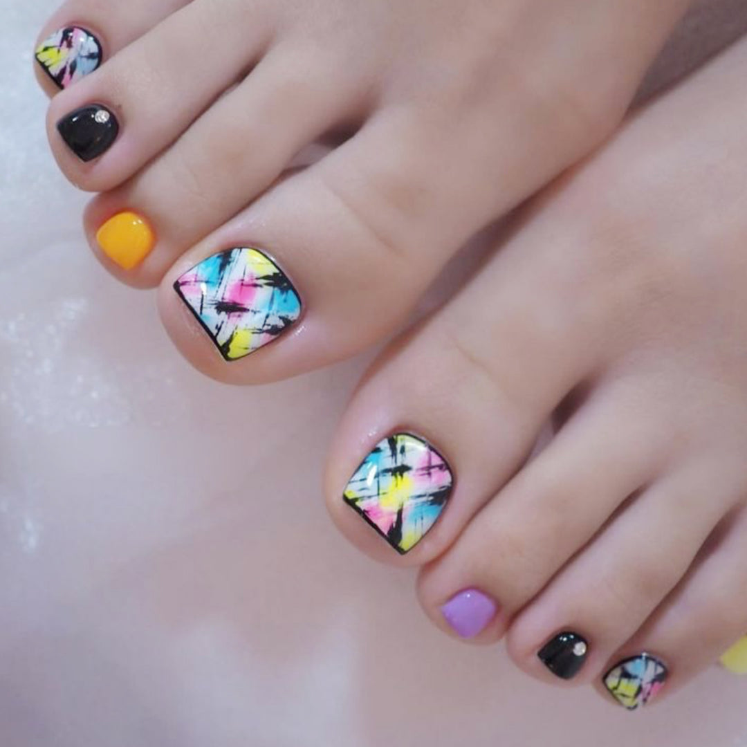 Artistic Toe Nail Art Designs Kalsten