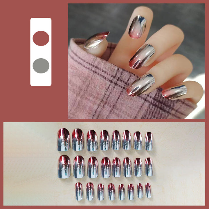 Creative artificial nails in modern gradient design Kalsten