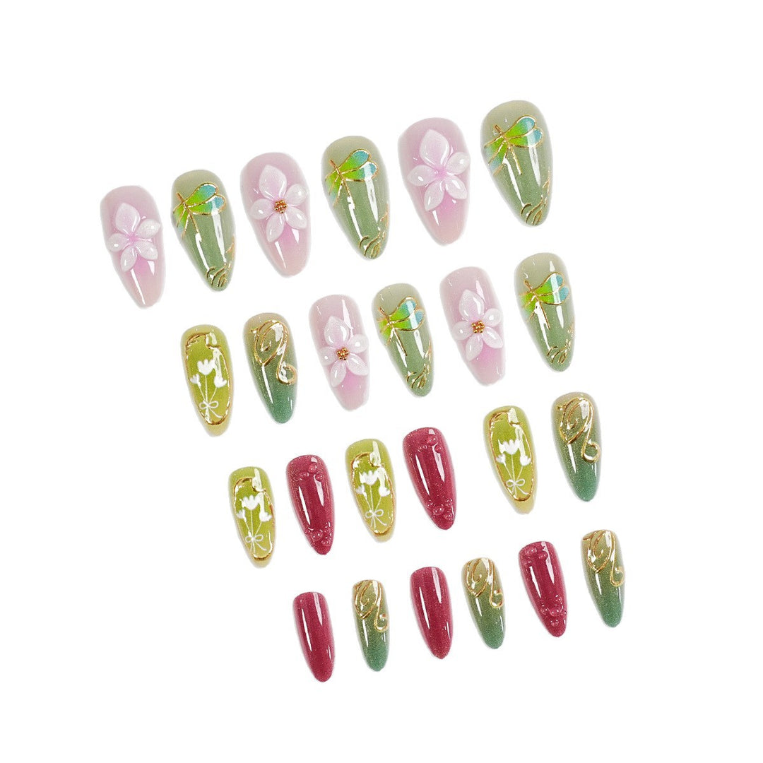 Artistic Press-On Nail Art Kit