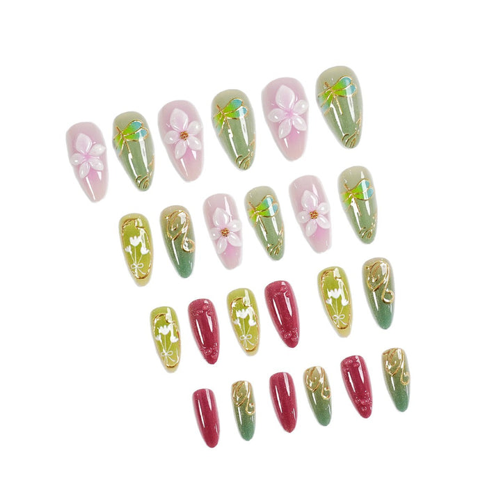 Artistic Press-On Nail Art Kit